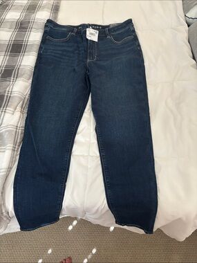 American Eagle Outfitters Dark Jeans (super high rise next level stretch)